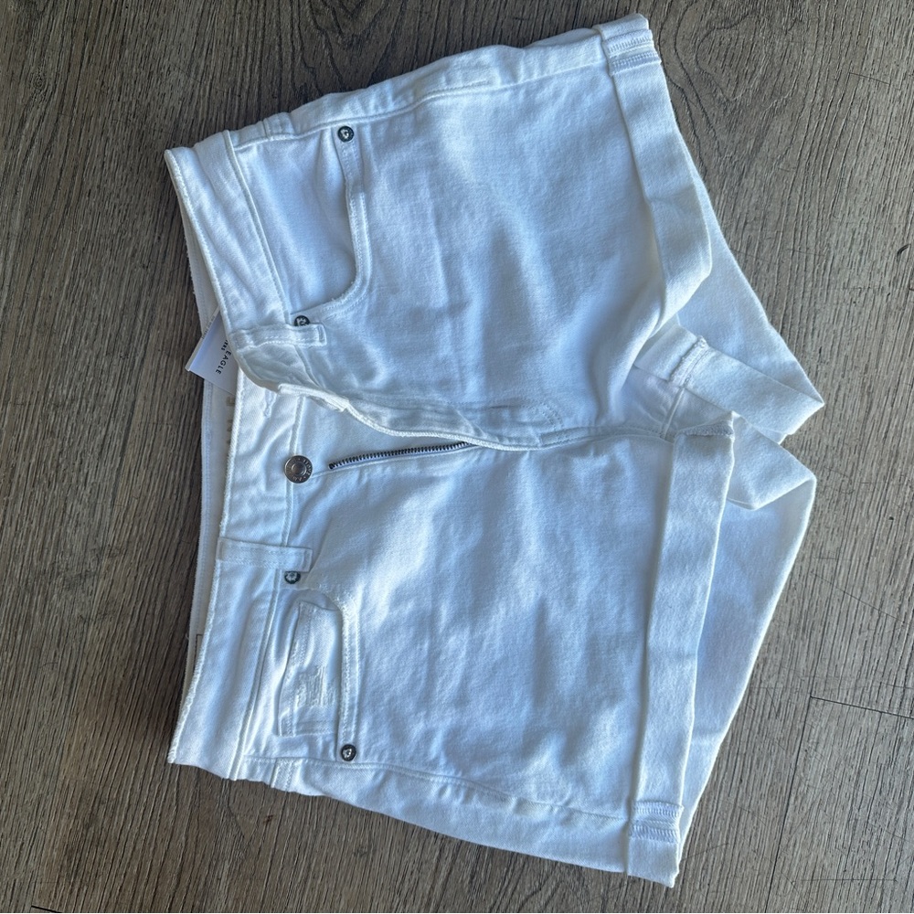 American Eagle Stretch Denim Mom Shorts